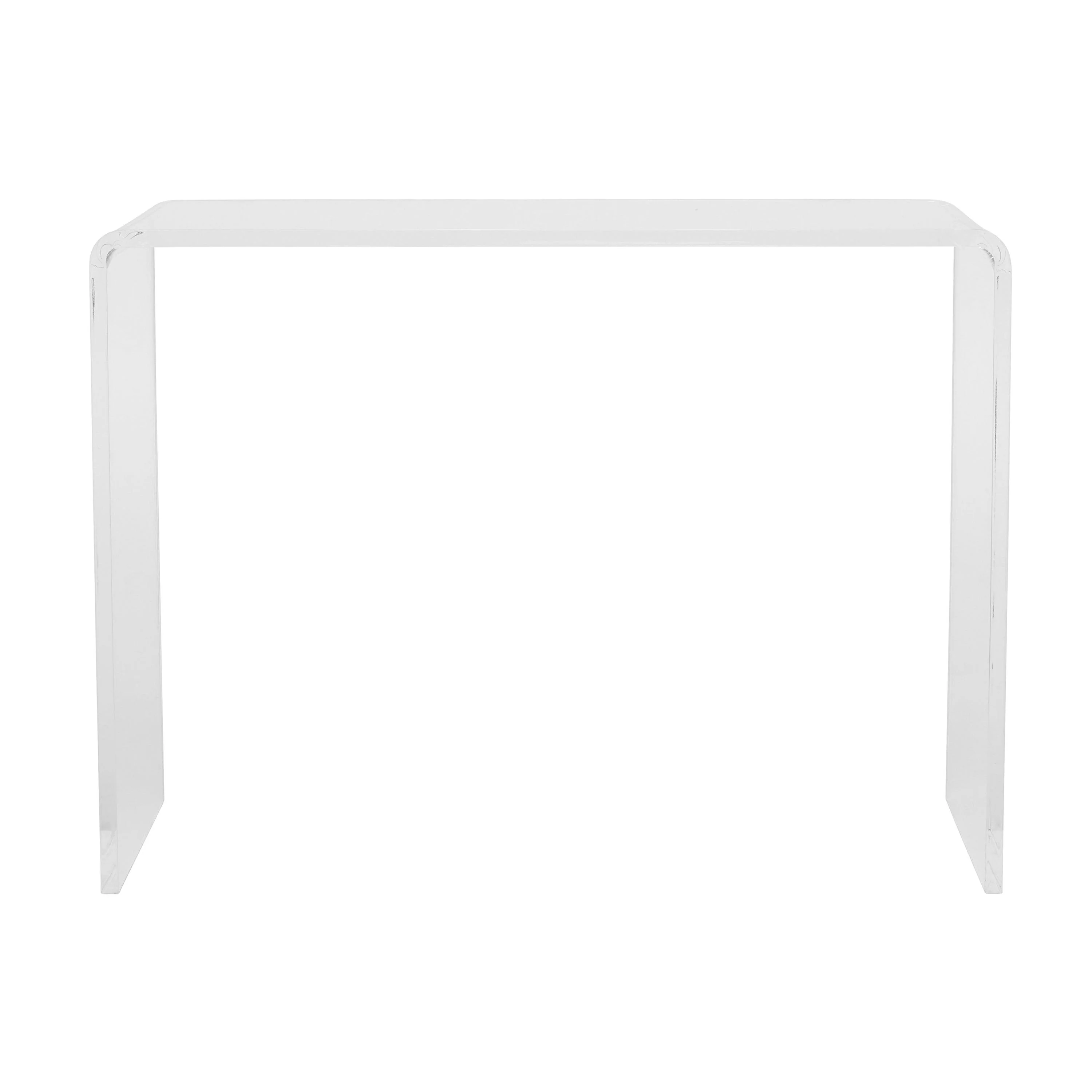 Veobreen Console Table/Desk in Clear Acyrlic - Frankwebs