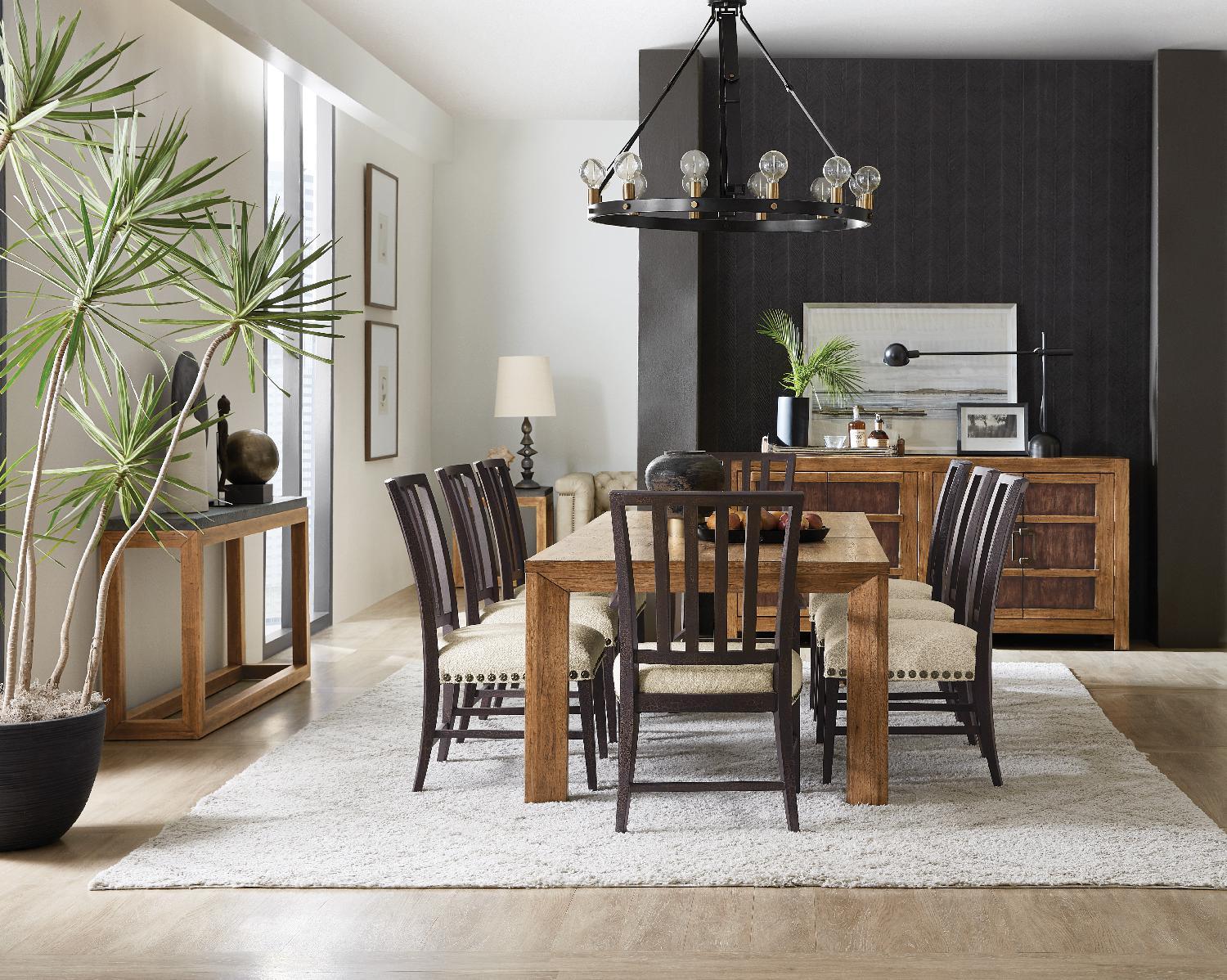 Big Sky Leg Table with1-24 in leaf - Frankwebs