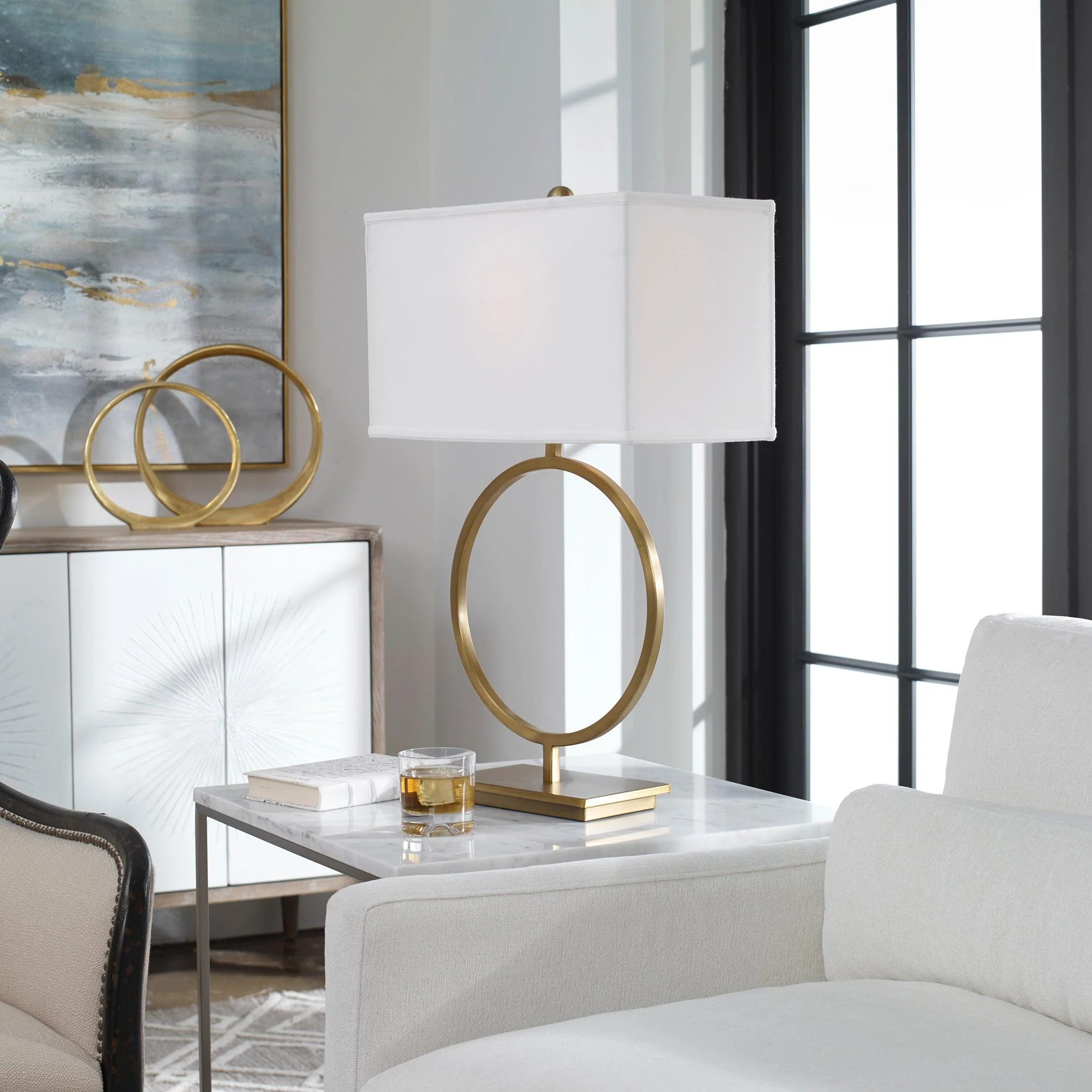 DUARA CIRCLE TABLE LAMP - Frankwebs