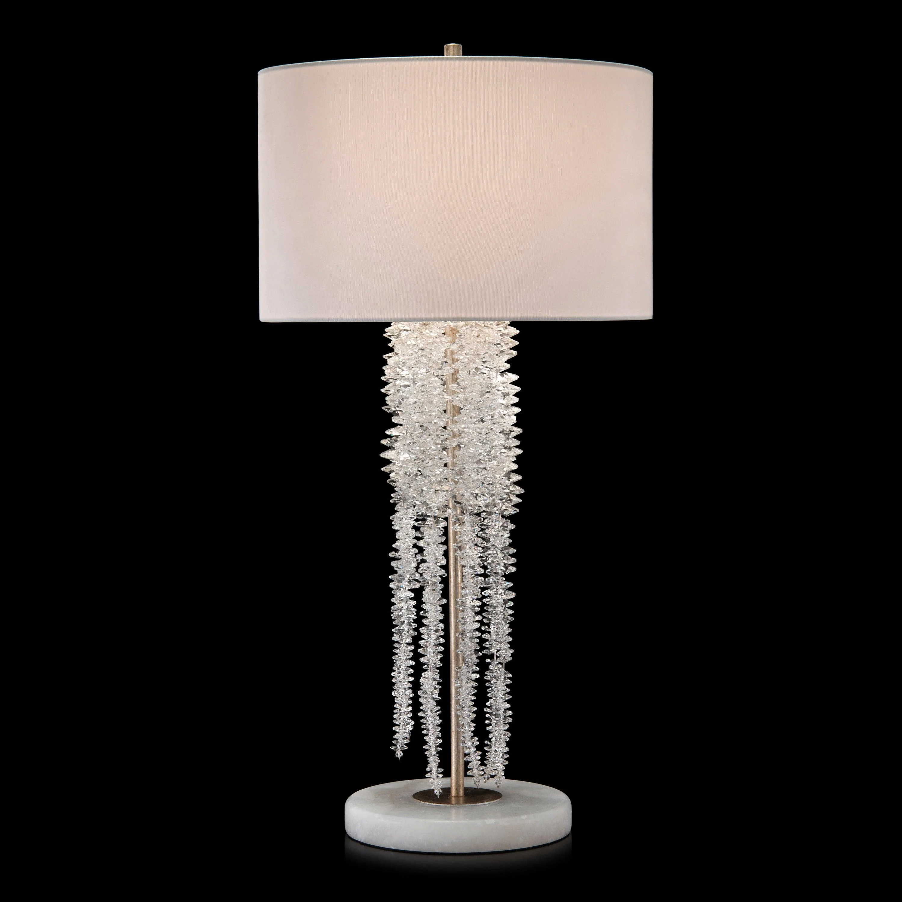 Cascading Crystal Waterfall Table Lamp 2 - Frankwebs