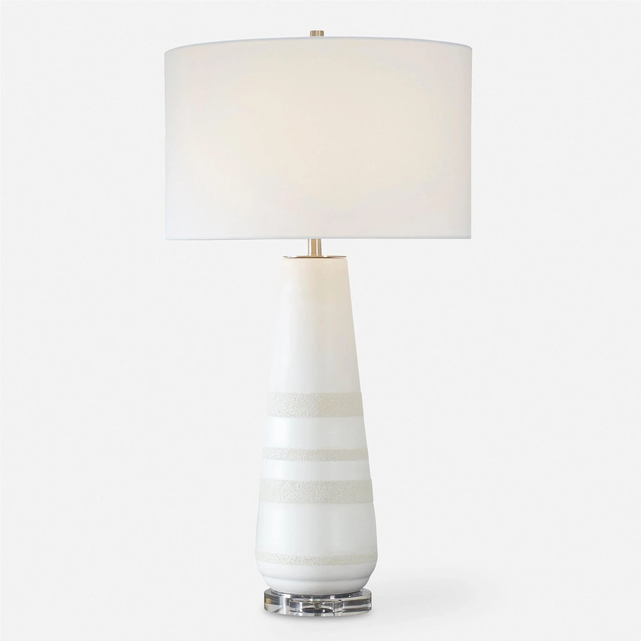 Santino Crackled Ivory Table Lamp - Frankwebs