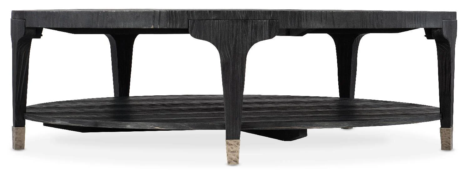 Chapman Shou Sugi Ban Round Cocktail Table - Frankwebs