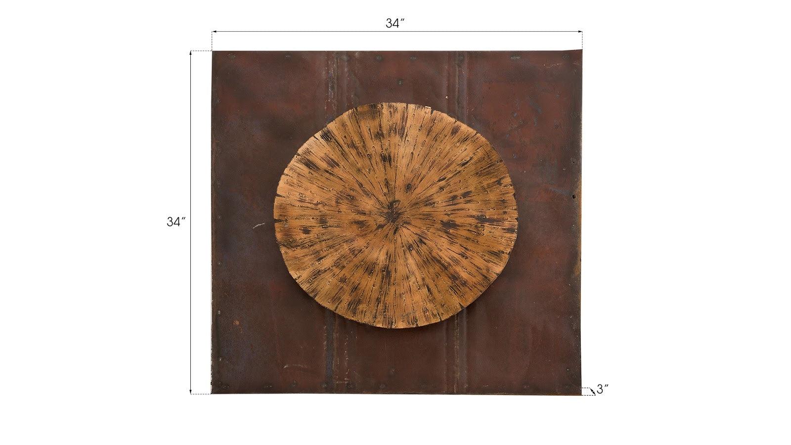 Medallion Wall Art, Amber - Frankwebs