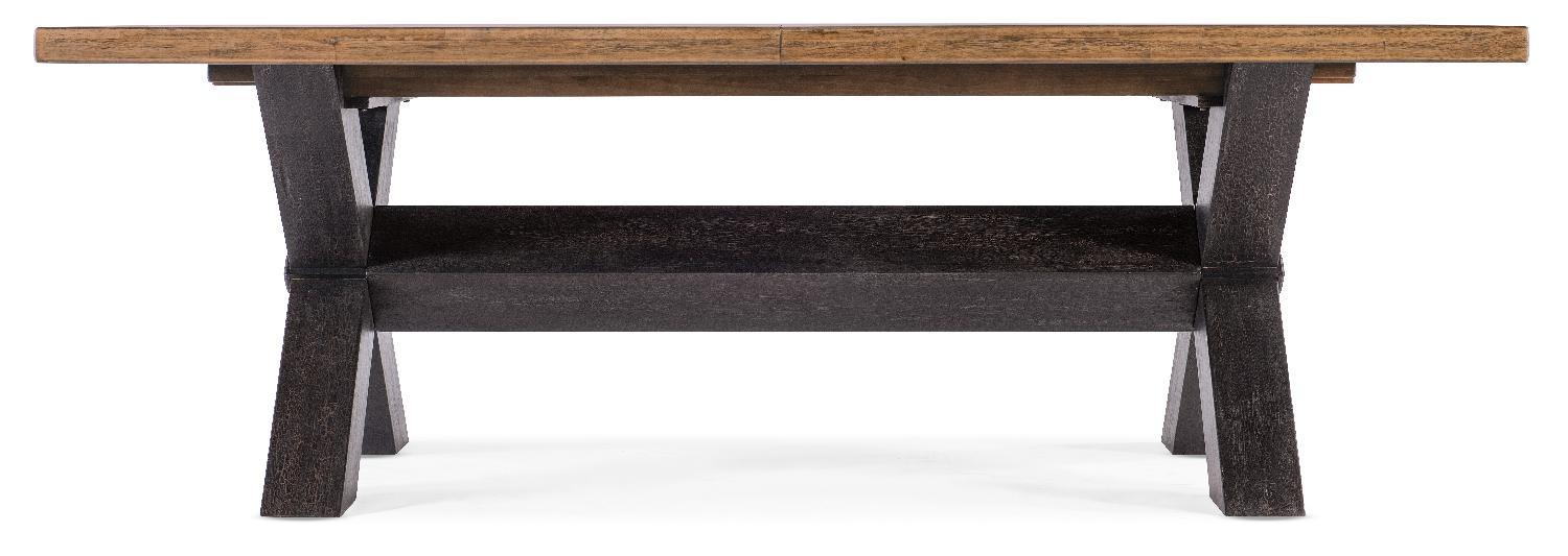 Big Sky Trestle Dining Table with2-20in leaves - Frankwebs