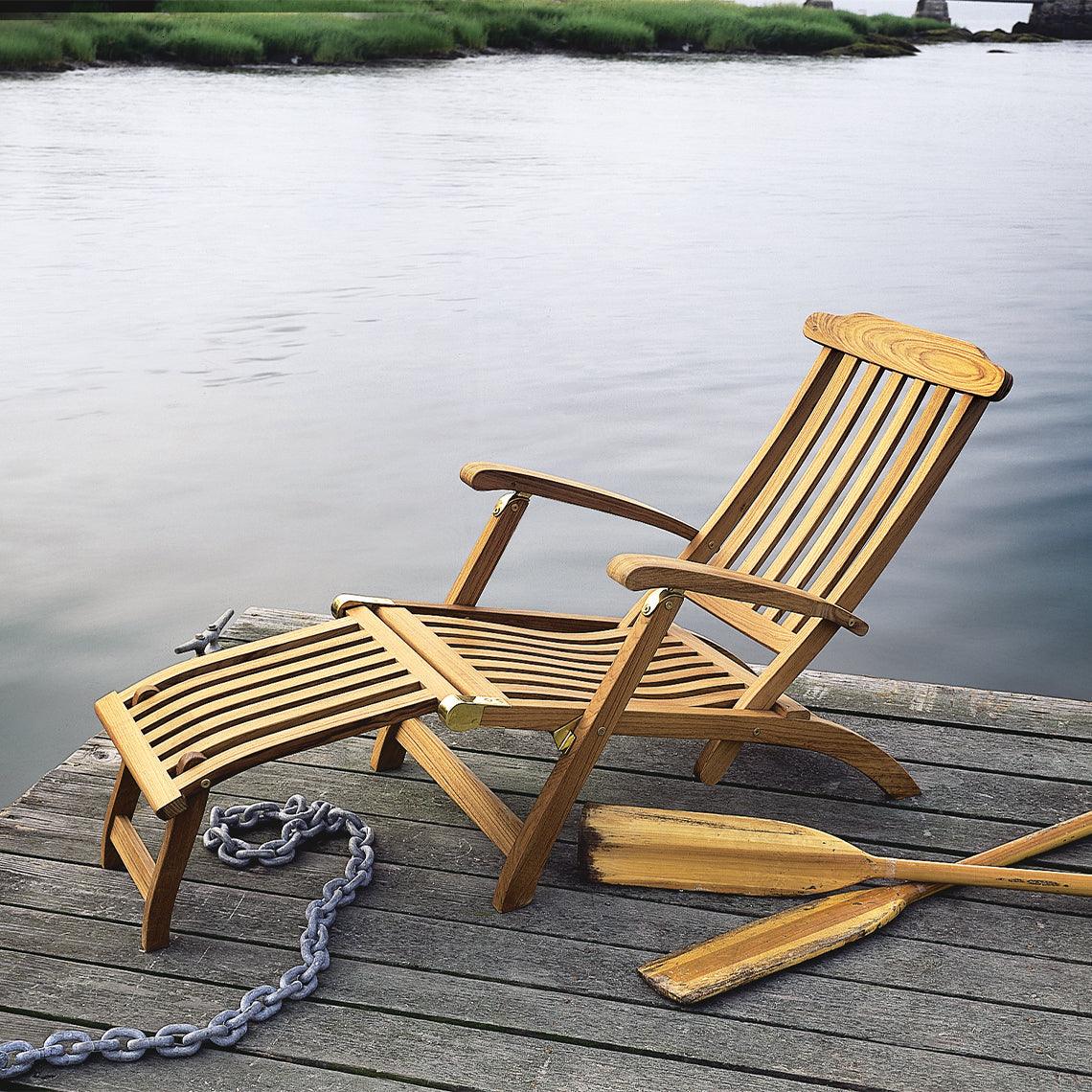 Steamer Chair w/Ottoman - Frankwebs