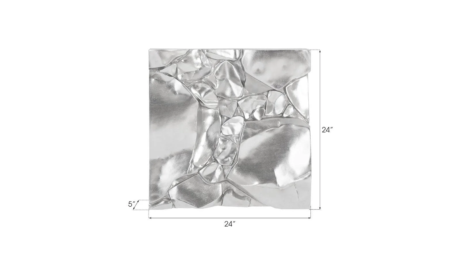 Cairn Wall Tile, Silver - Frankwebs