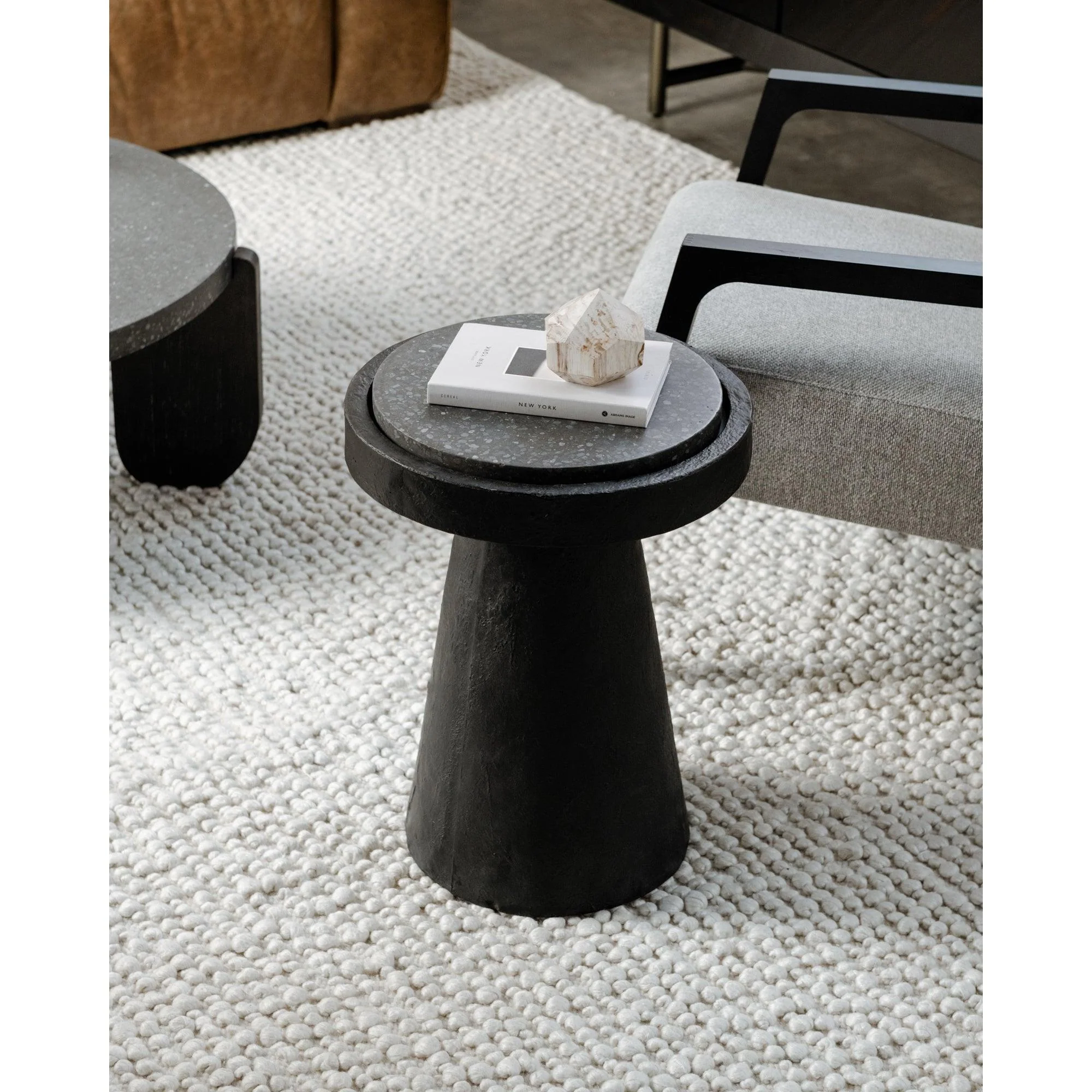 Book Accent Table Black - Frankwebs