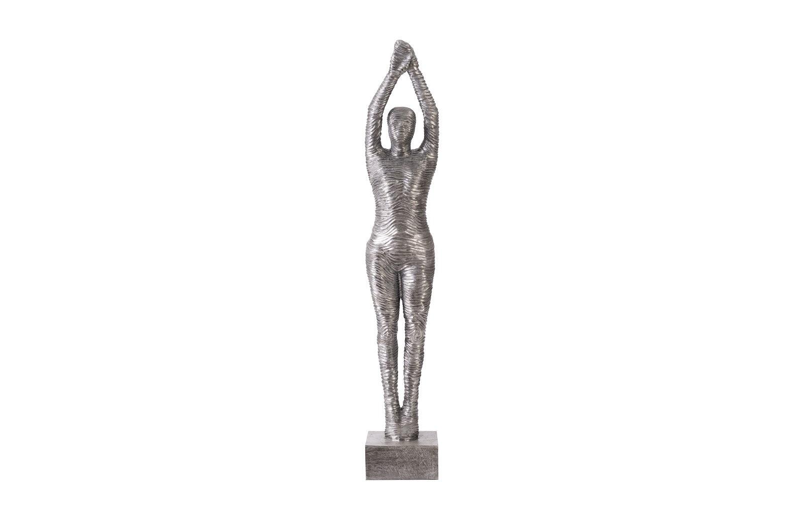 Standing Diving Sculpture, Black/Silver, Aluminum - Frankwebs