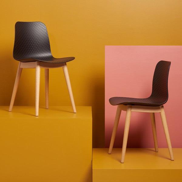 HADDIE MOLDED PLASTIC DINING CHAIR - Frankwebs