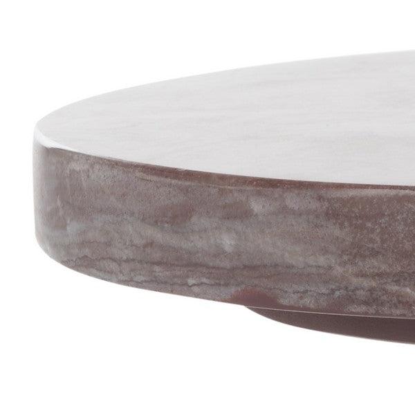 VALENTIA ROUND MARBLE ACCENT TABLE - Frankwebs