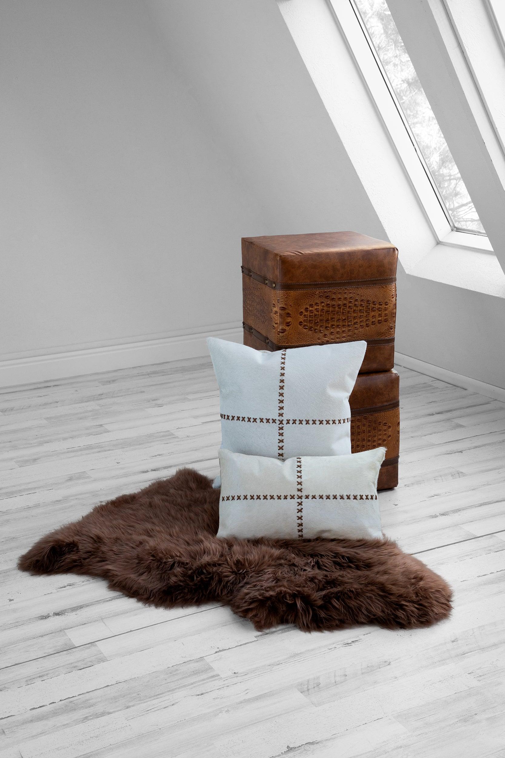 Cowhide Lumbar Cushion - Frankwebs