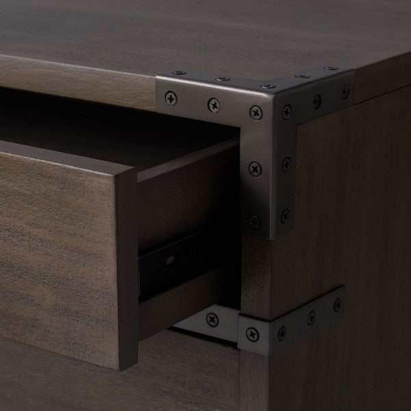 NISHA 3 DRAWER WOOD NIGHTSTAND - Frankwebs