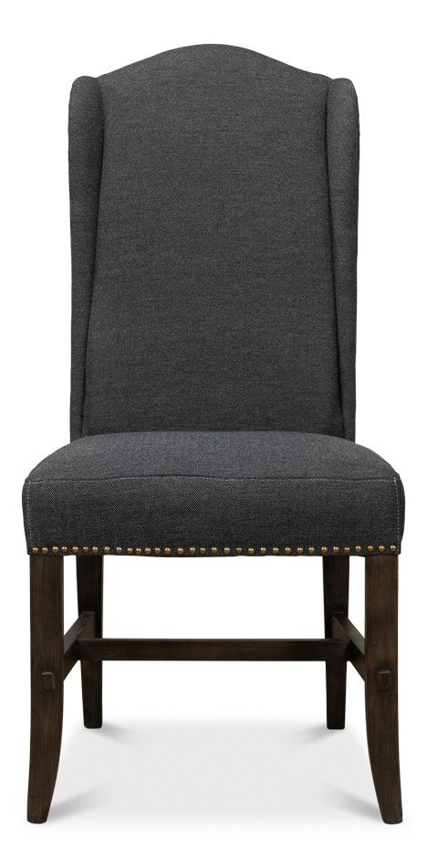 Black High Back Dining Chair - Set of 2 - Frankwebs