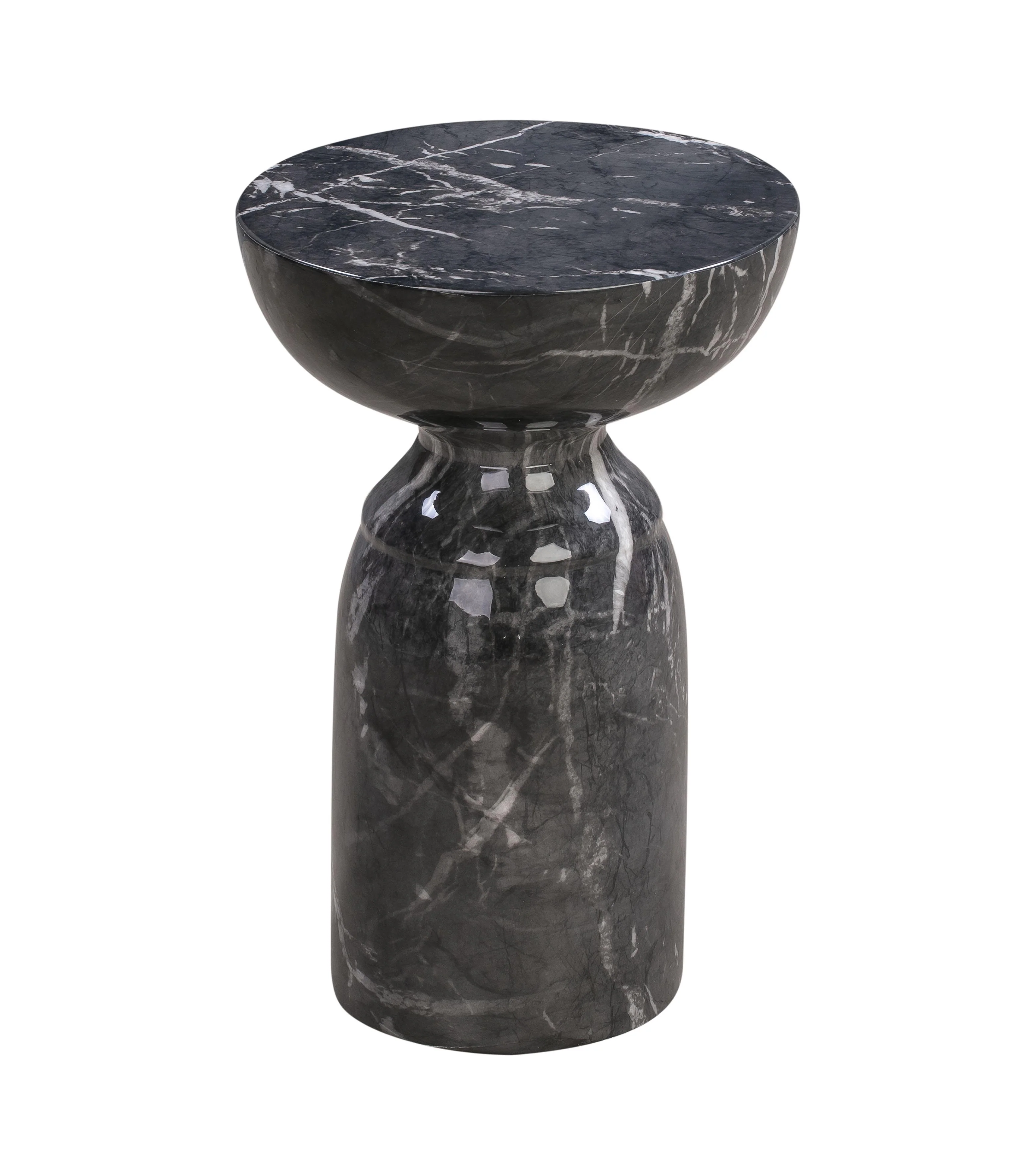 Rue Black Marble Side Table - Frankwebs