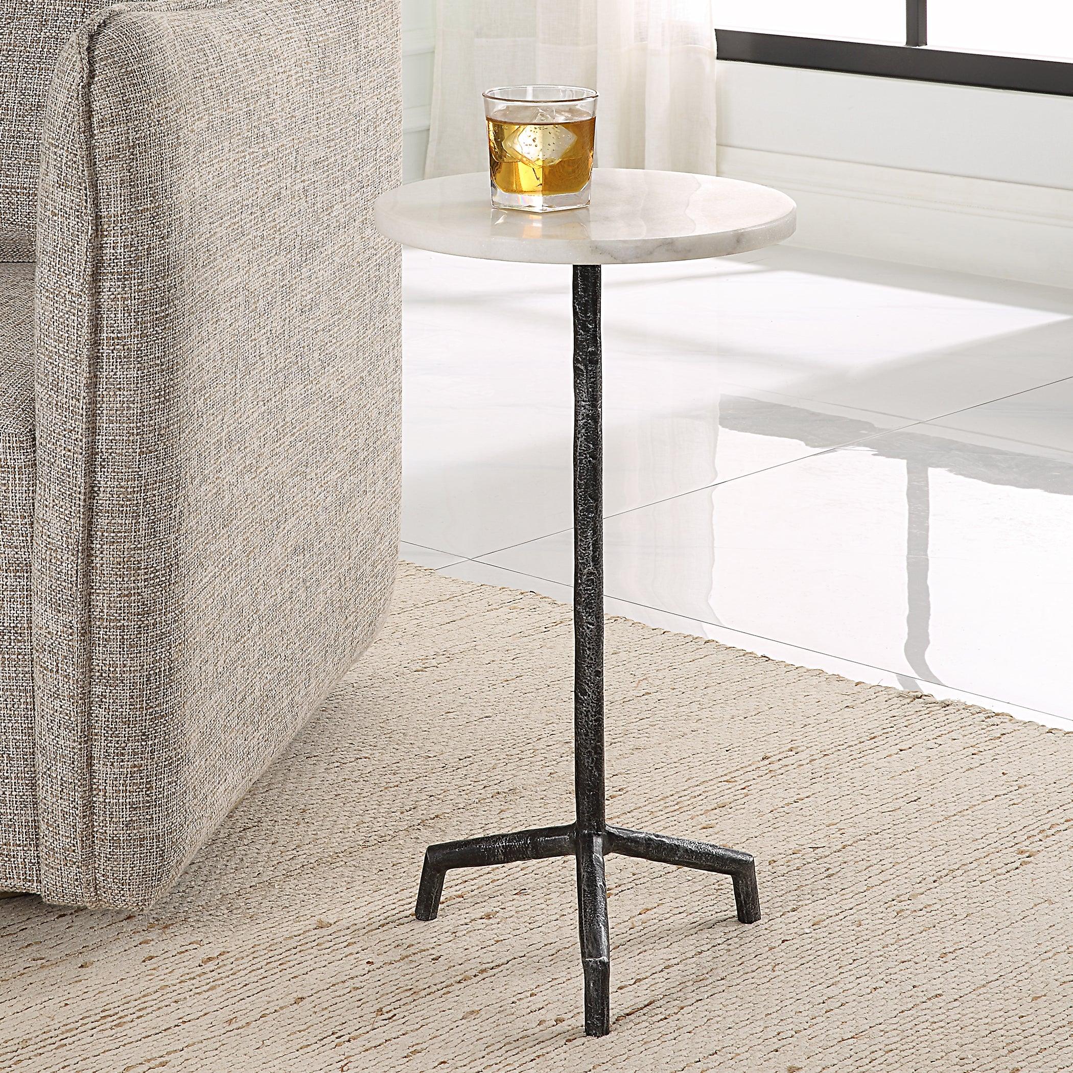 Puritan White Marble Drink Table - Frankwebs