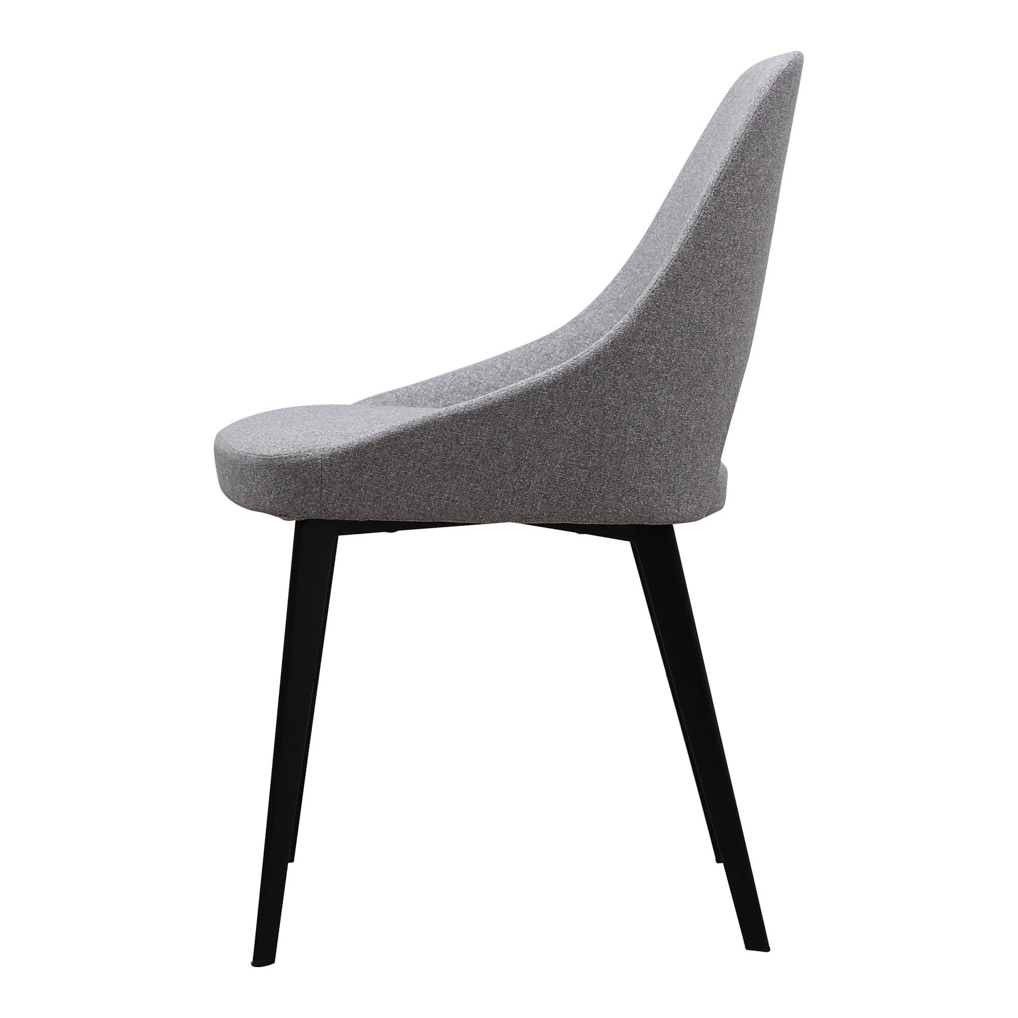 Tizz Dining Chair Light Grey - Frankwebs