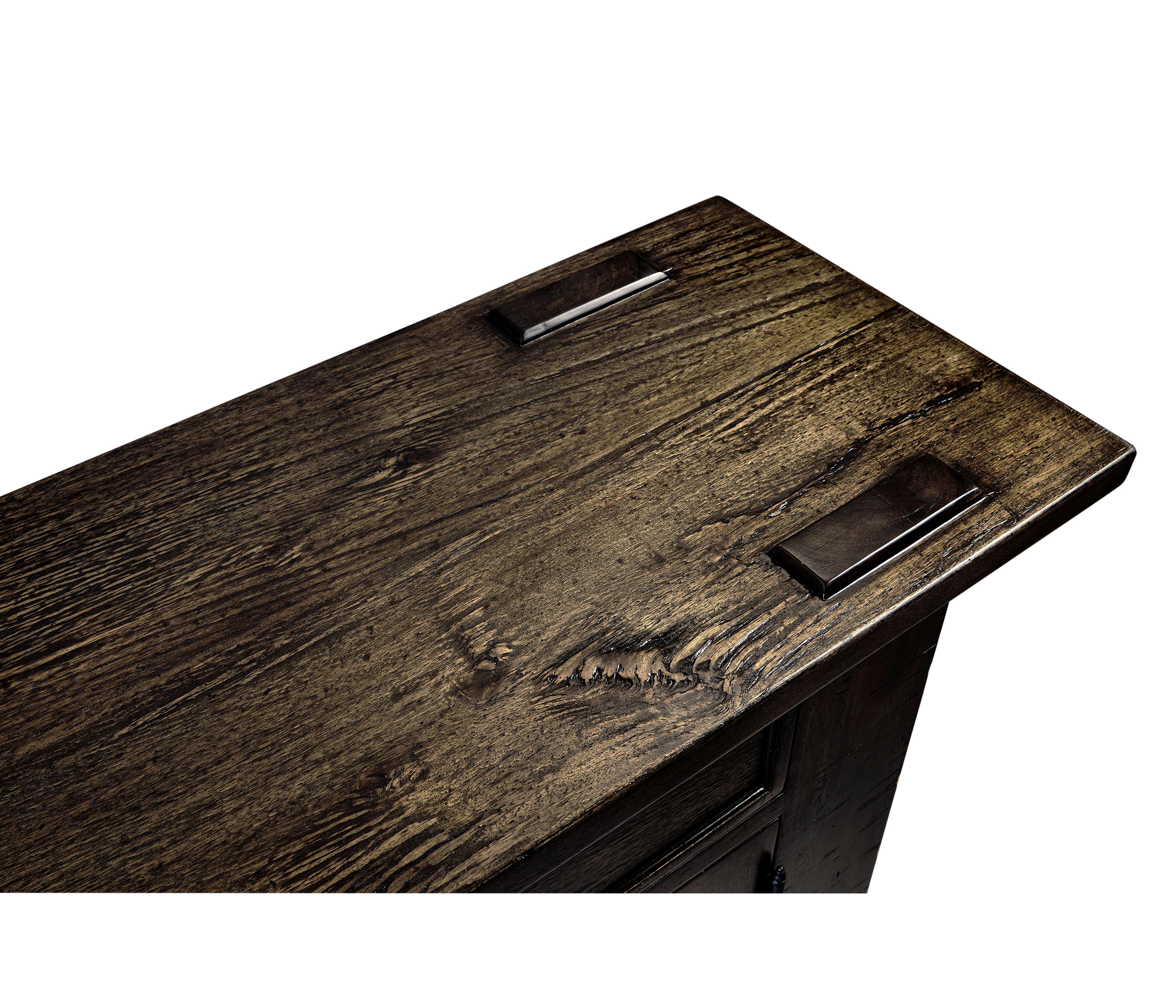 Casual Accents Dark Driftwood Narrow Credenza - Frankwebs