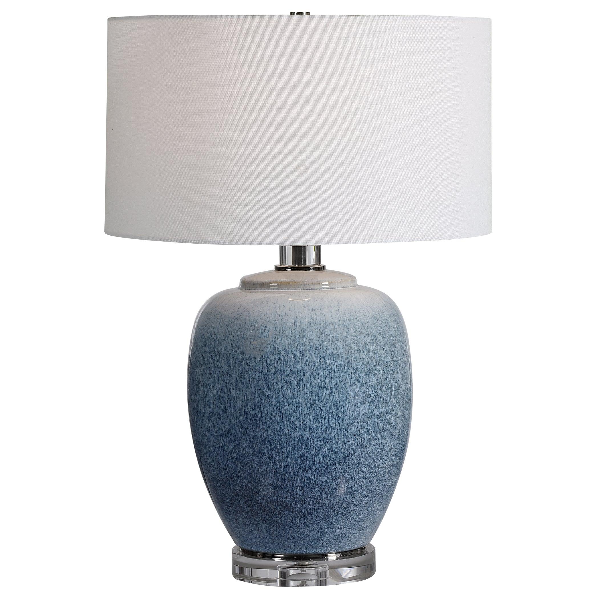 BLUE WATERS CERAMIC TABLE LAMP - Frankwebs
