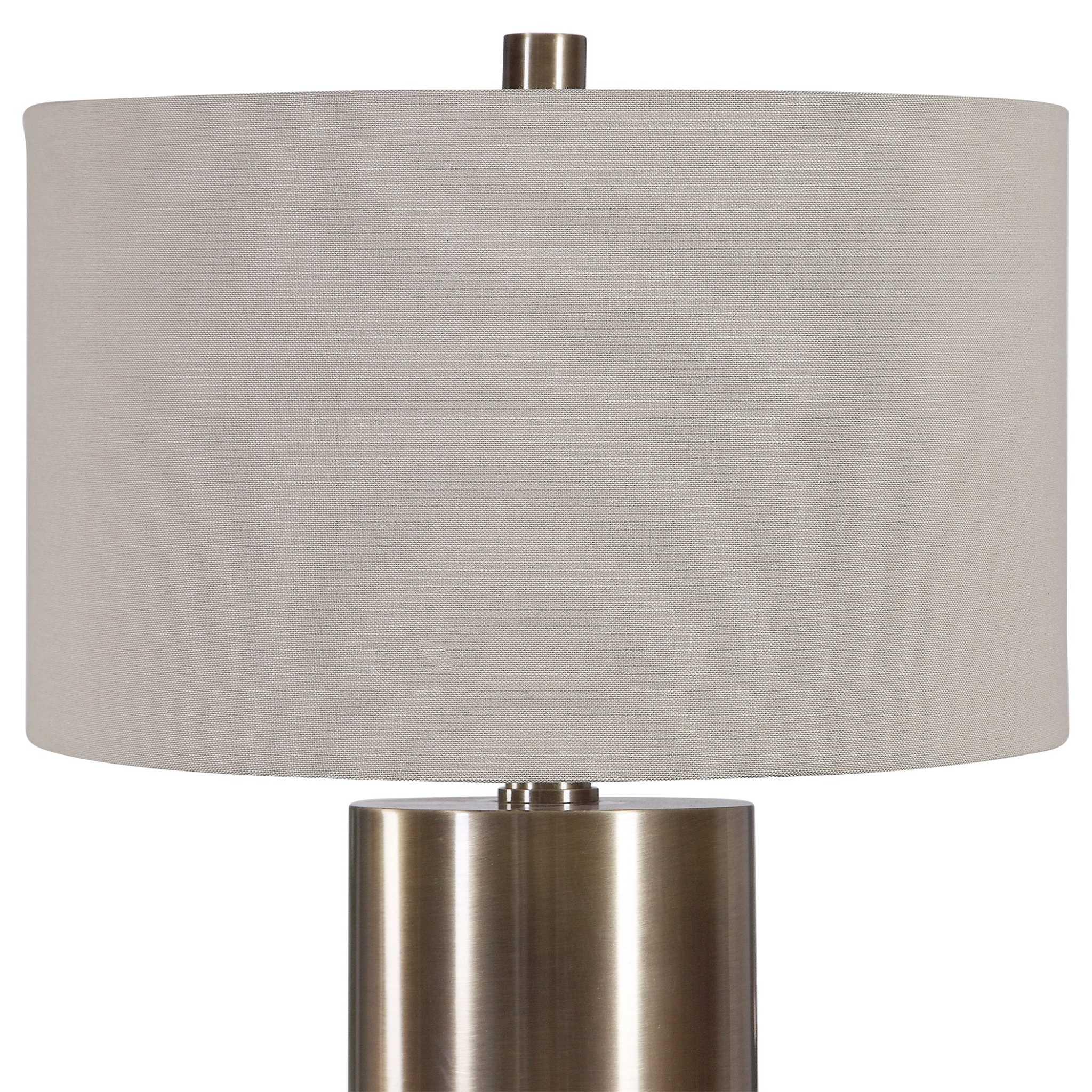 TARIA BRUSHED BRASS TABLE LAMP - Frankwebs