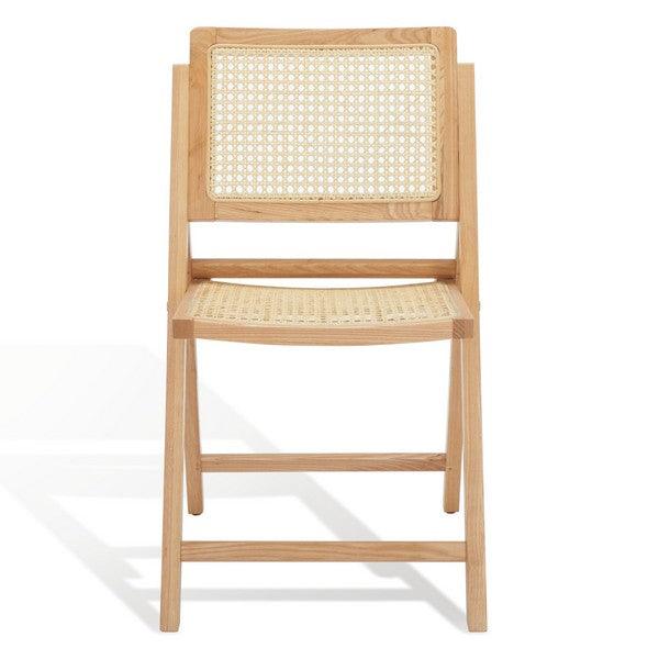 DESIREE CANE FOLDING DINING CHAIR (SET OF 2) - Frankwebs