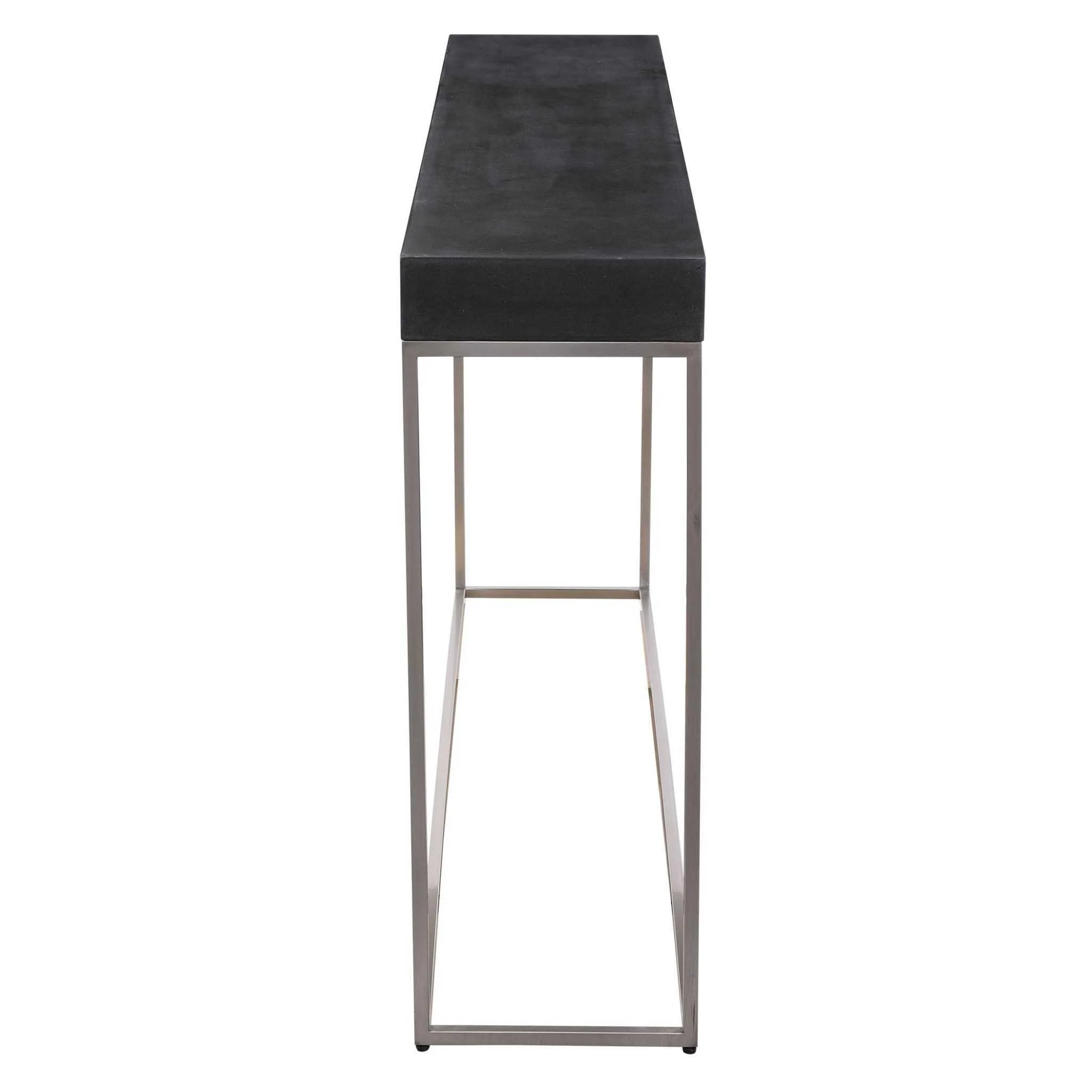 JASE BLACK CONCRETE CONSOLE TABLE - Frankwebs