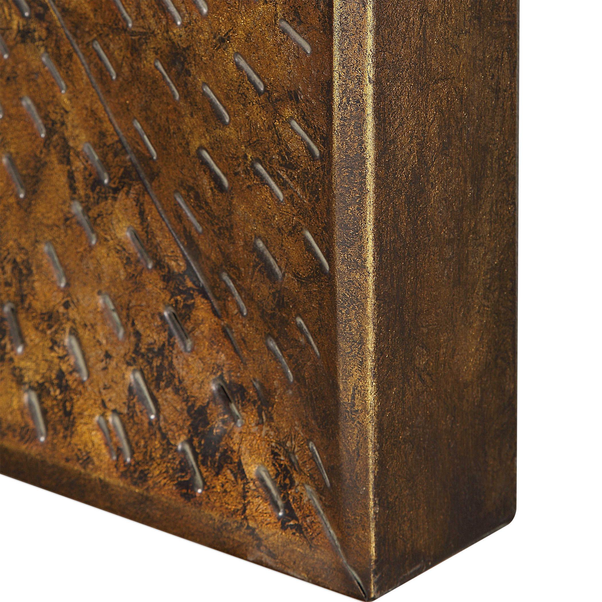 BLAISE ANTIQUED BRONZE WALL ART - Frankwebs