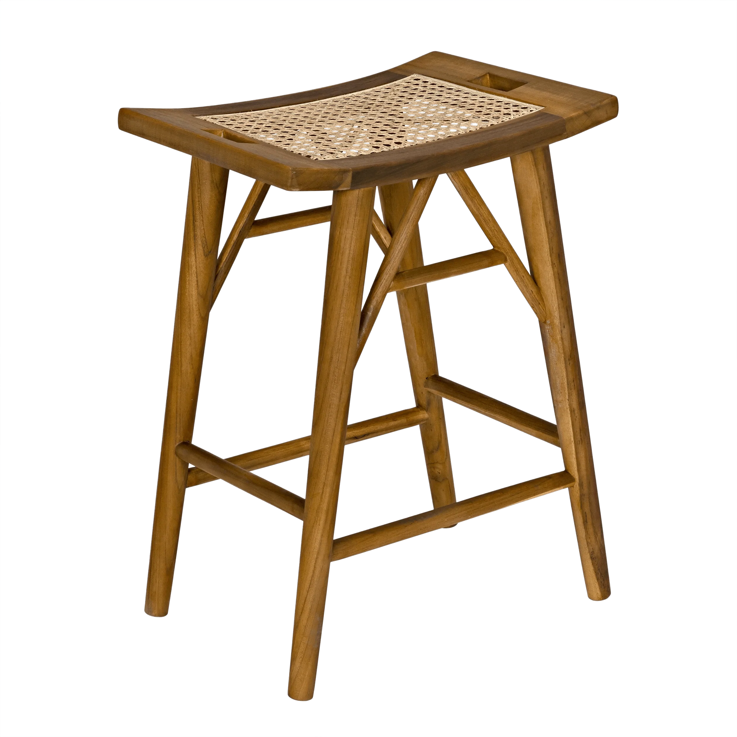 Murphy Counter Stool, Teak - Frankwebs