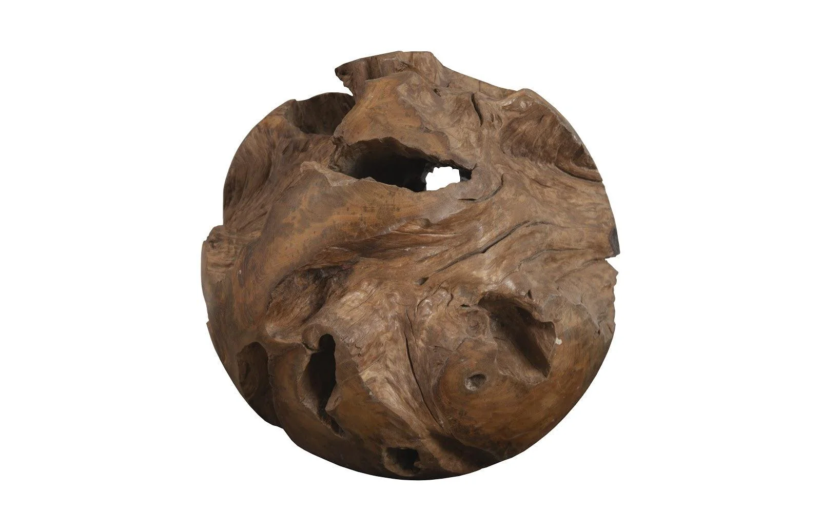 Teak Wood Ball, Large - Frankwebs