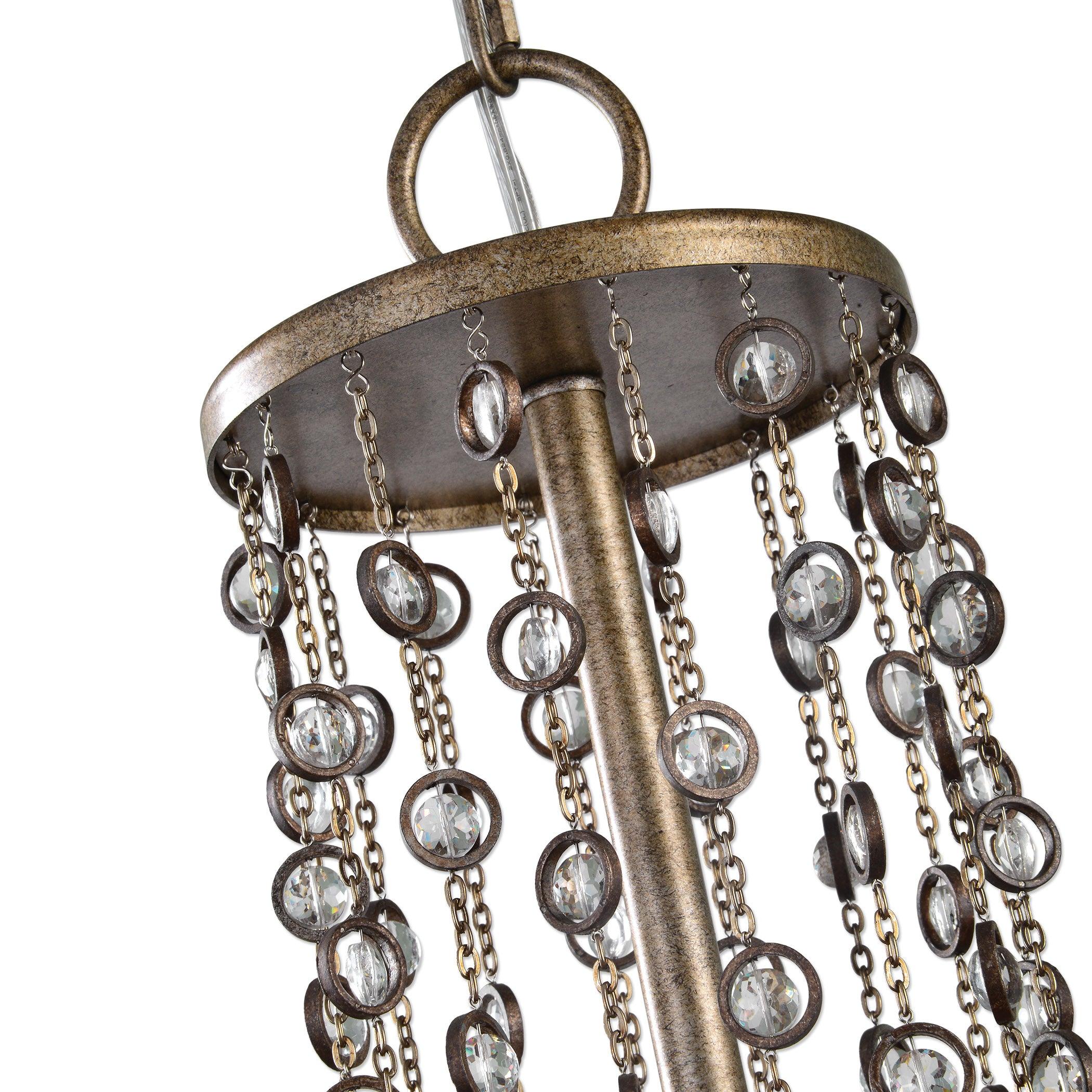 VALKA 6 LIGHT CRYSTAL CHANDELIER - Frankwebs