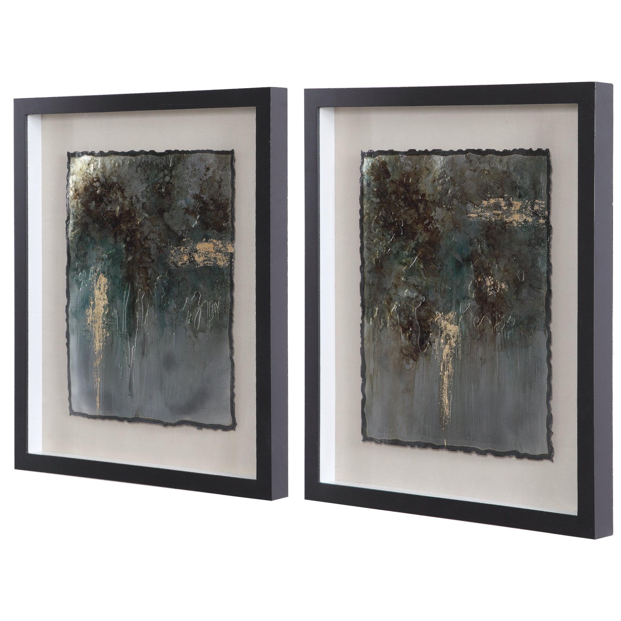 RUSTIC PATINA FRAMED PRINTS, SET/2 - Frankwebs
