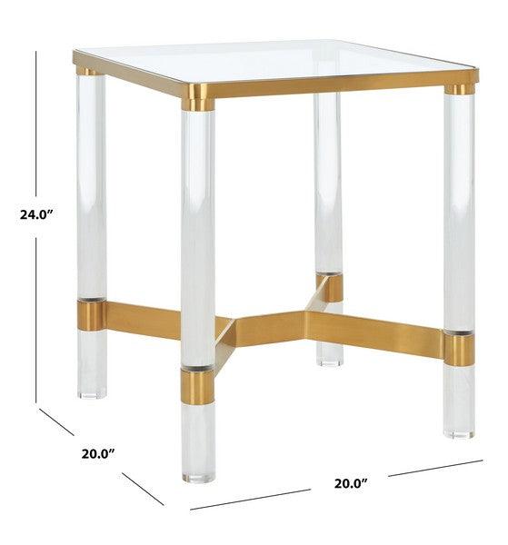SUZANNA ACRYLIC ACCENT TABLE - Frankwebs