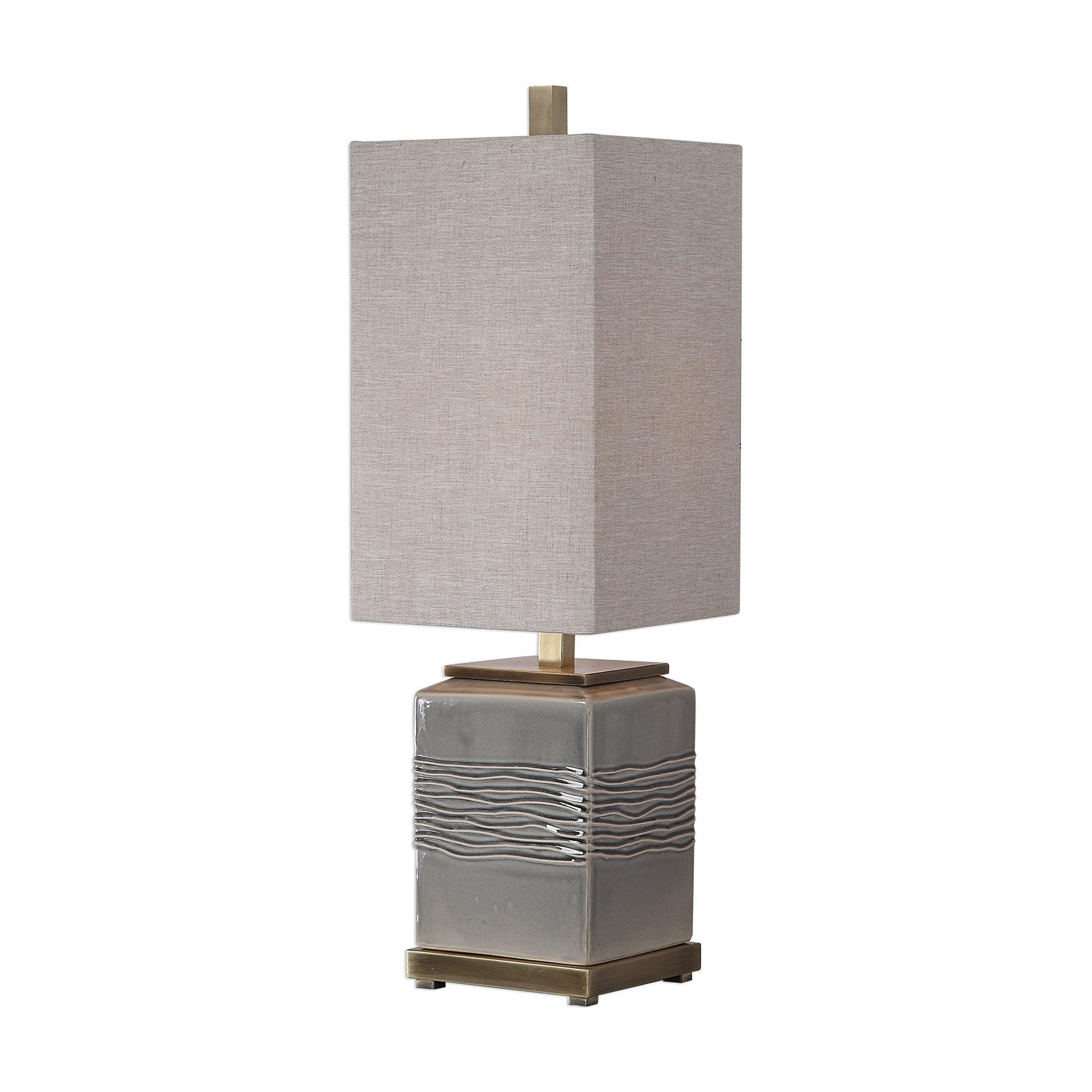 Covey Gray Glaze Buffet Lamp - Frankwebs