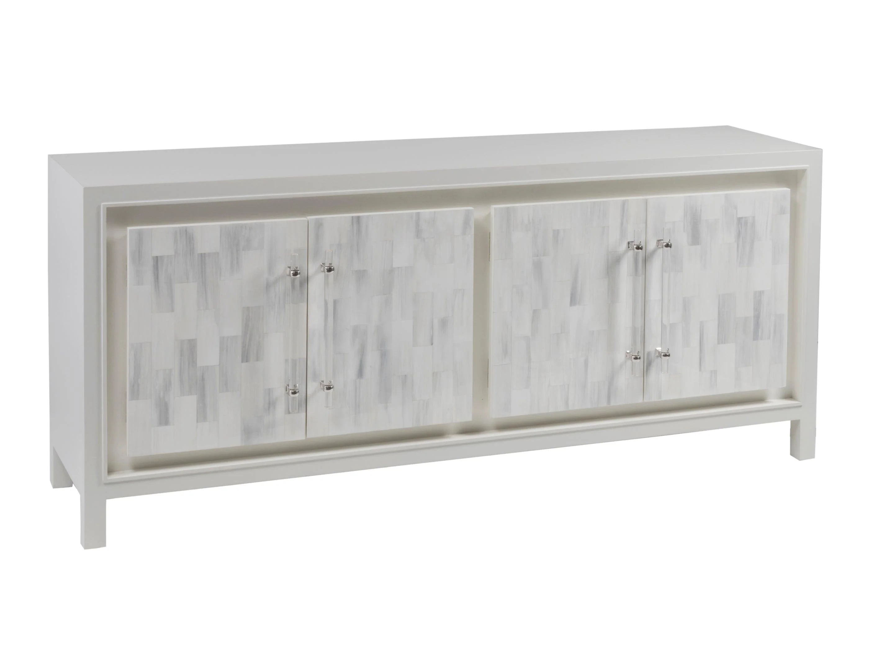 Signature Designs Elation White Media Console - Frankwebs