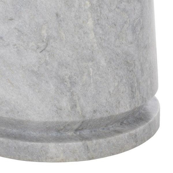 VALENTIA TALL ROUND MARBLE ACCENT TABLE - Frankwebs