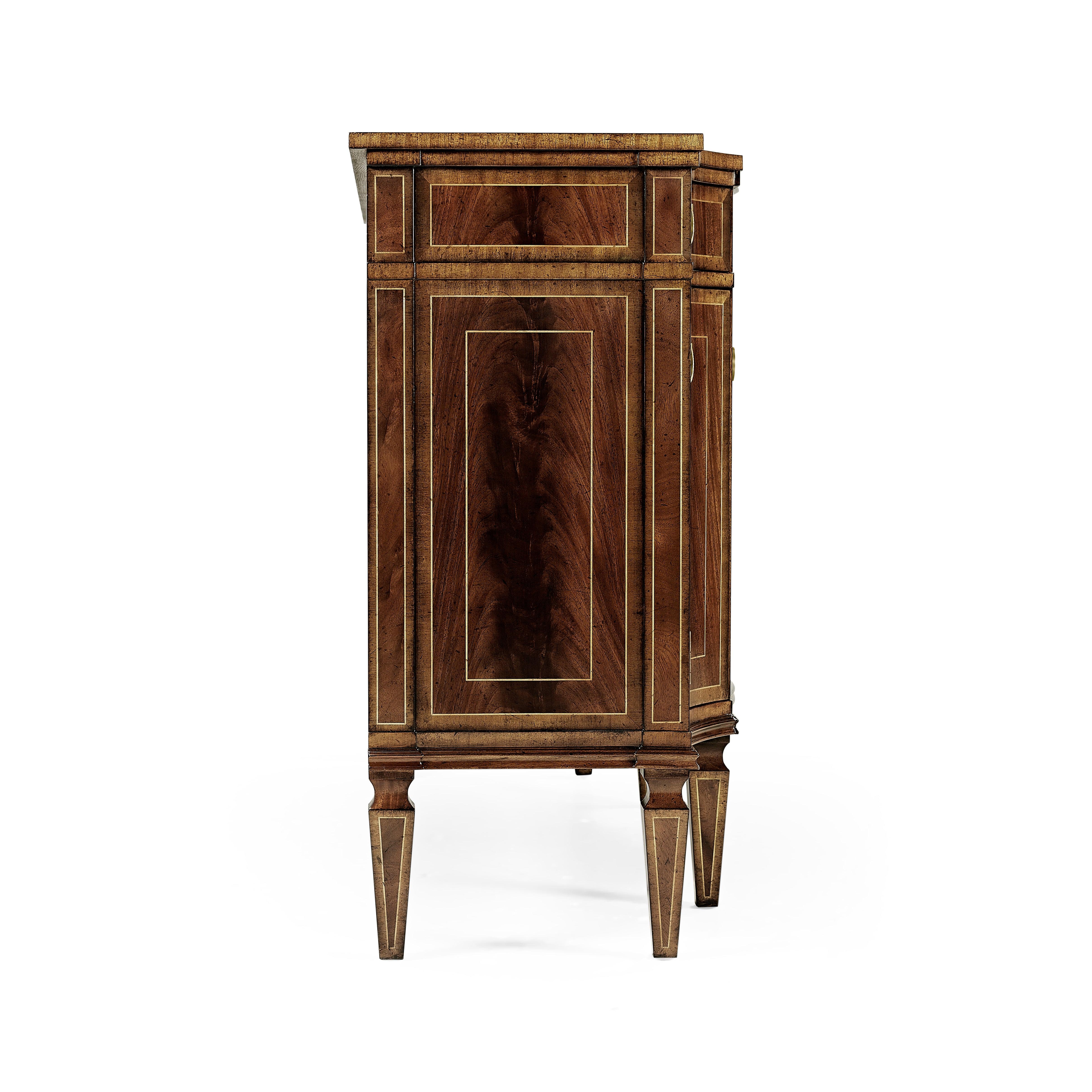 Buckingham Serpentine Mahogany Credenza - Frankwebs