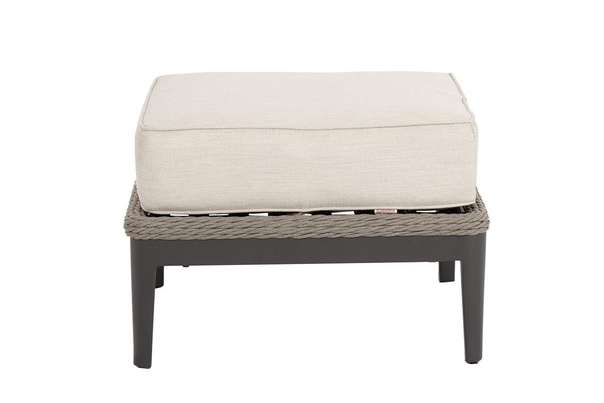 Marbella Ottoman in Echo Ash w/ Self Welt - Frankwebs