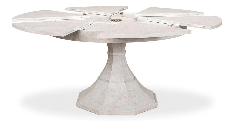 Giselle Jupe Table Med - Whitewash White - Frankwebs