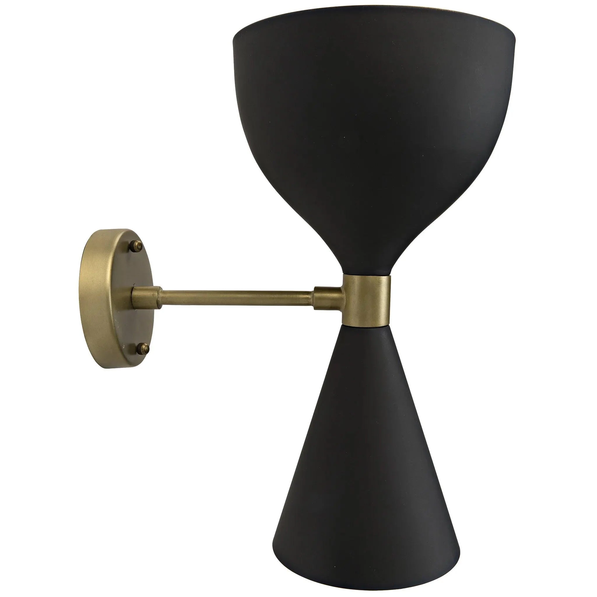 Aegeon Sconce, Black Steel - Frankwebs