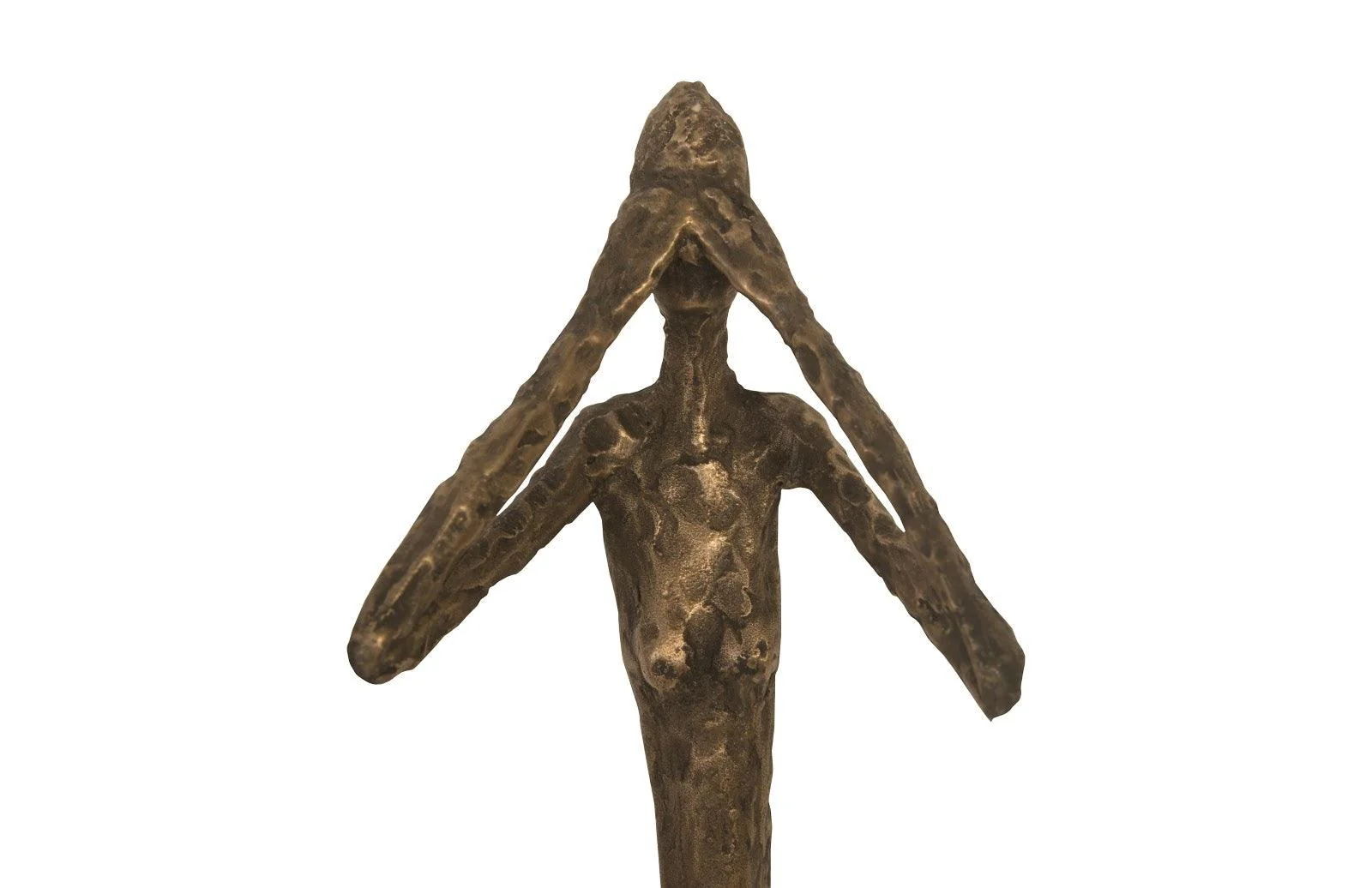 See, Speak, Hear No Evil Wall Art, Resin, Bronze, Set Of 3 - Frankwebs