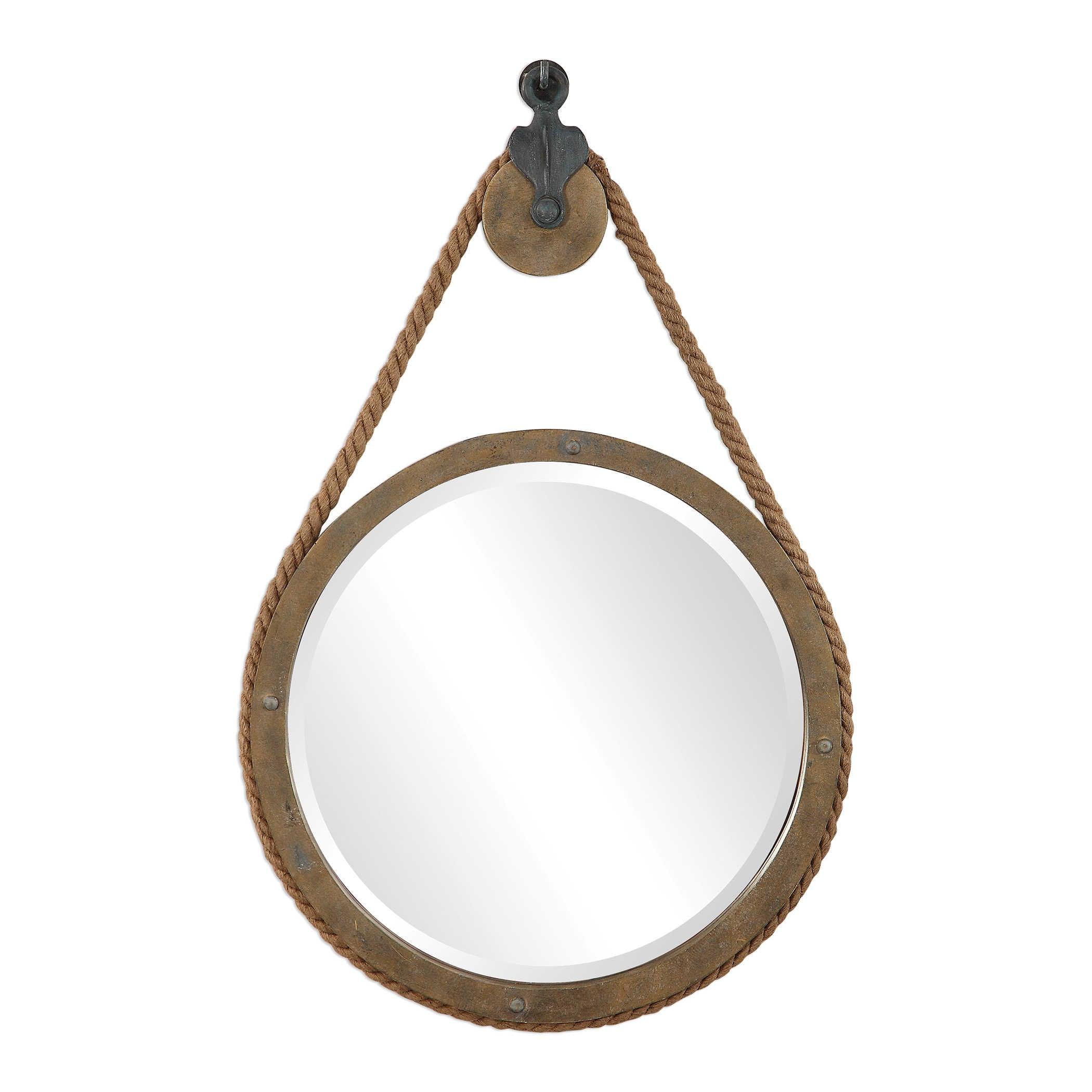 MELTON ROUND PULLEY MIRROR - Frankwebs