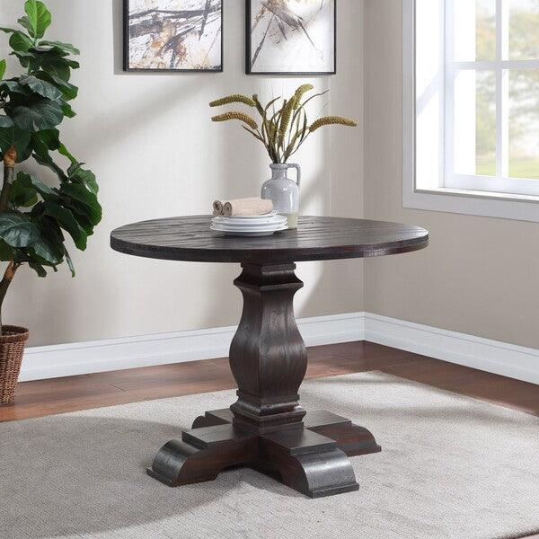 JASMYN ROUND WOOD DINING TABLE - Frankwebs