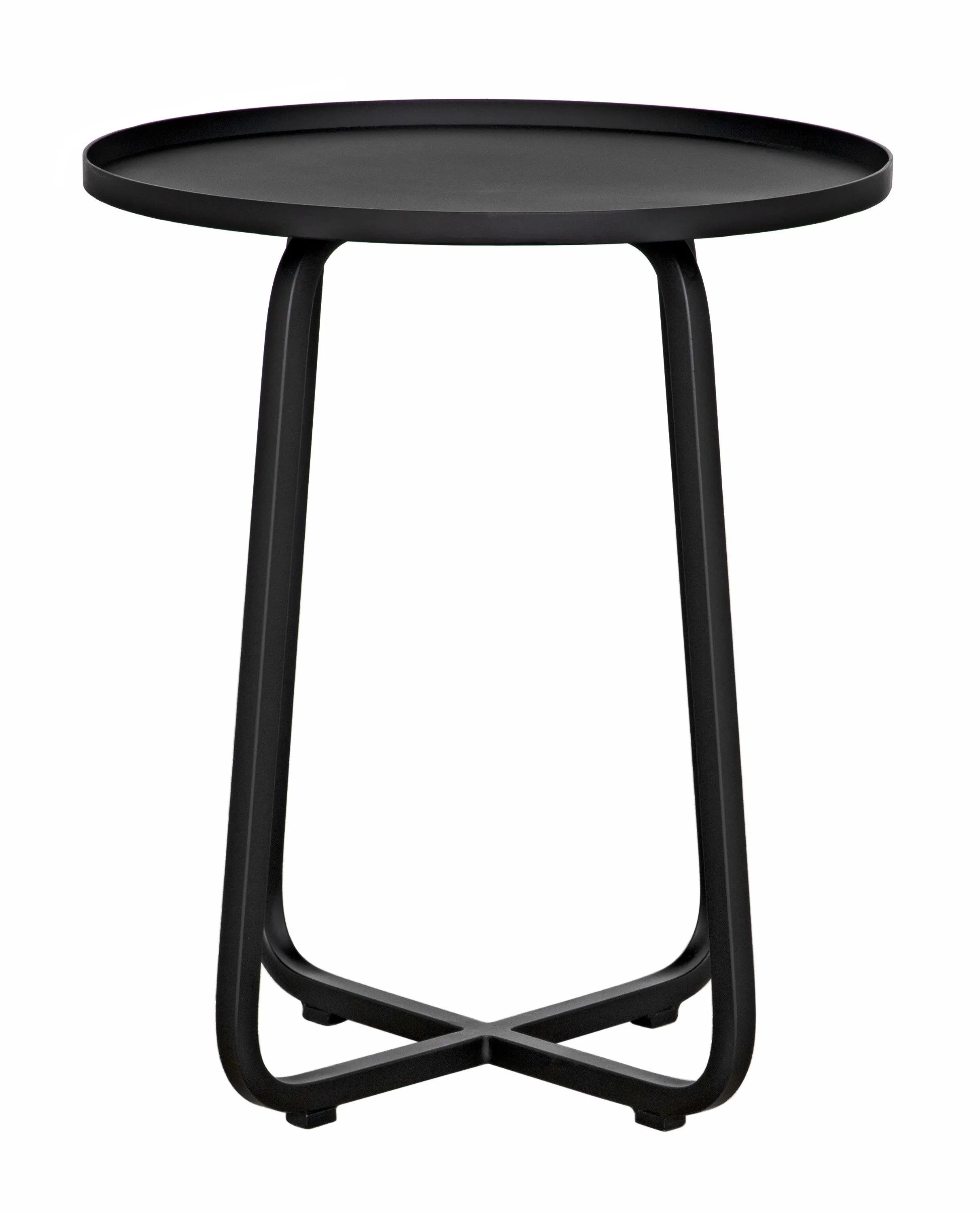 Kimana Side Table, Black Steel - Frankwebs