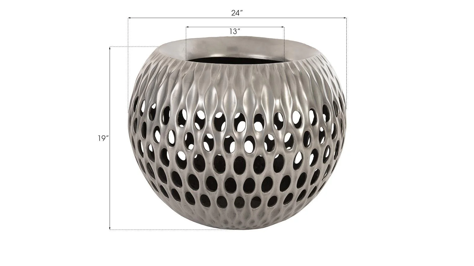 Breathe Planter, Aluminum - Frankwebs