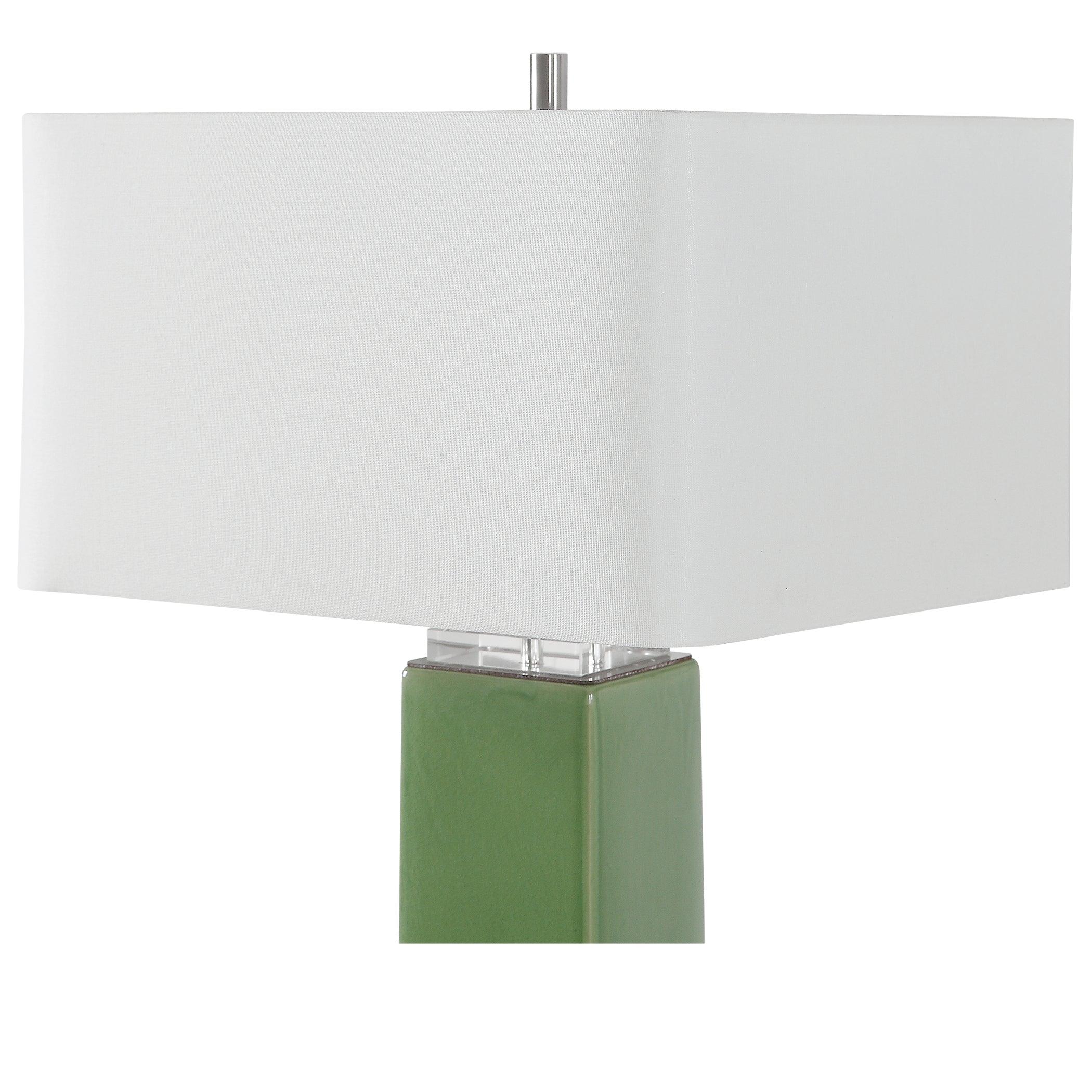 ANEEZA TROPICAL GREEN TABLE LAMP - Frankwebs