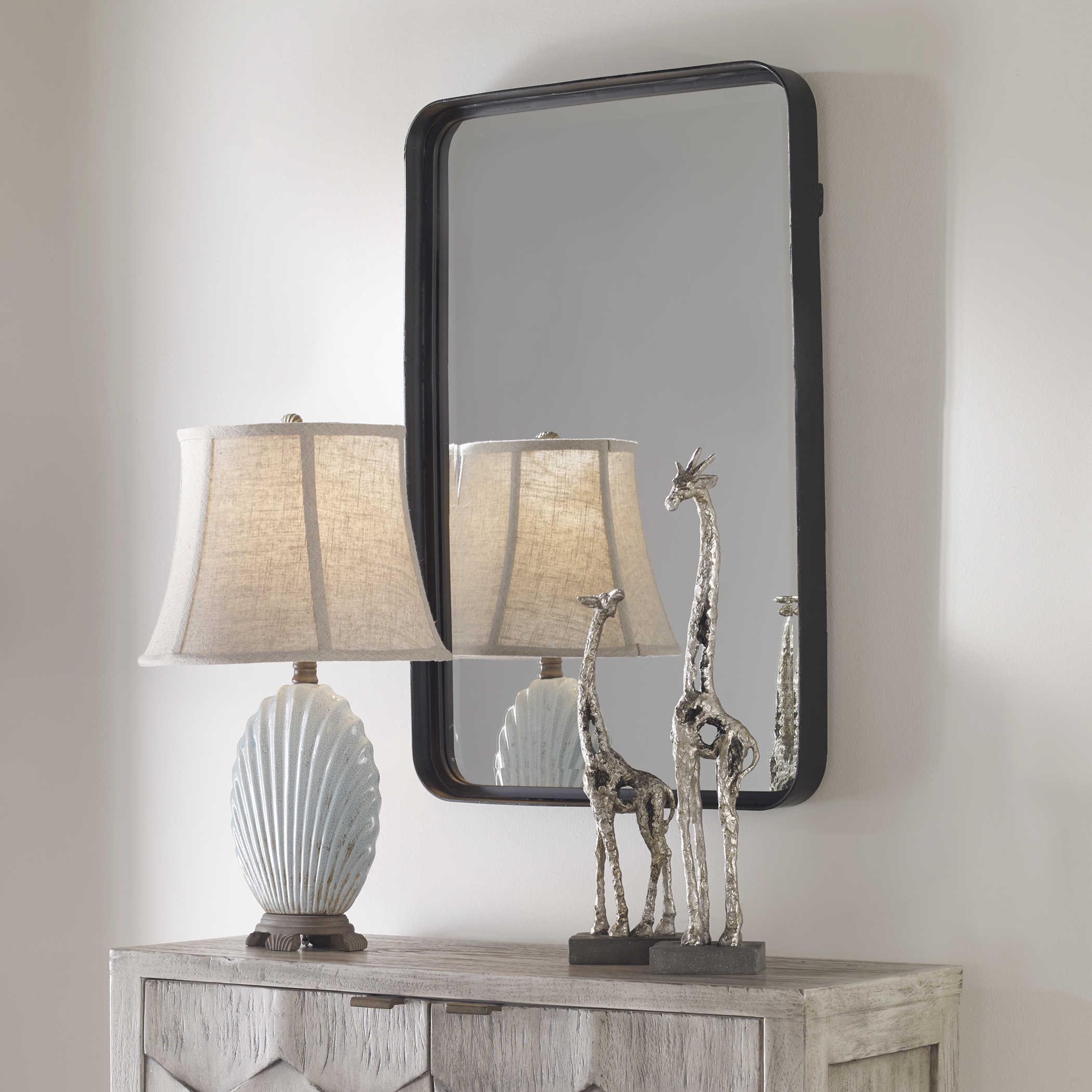 CROFTEN BLACK VANITY MIRROR - Frankwebs