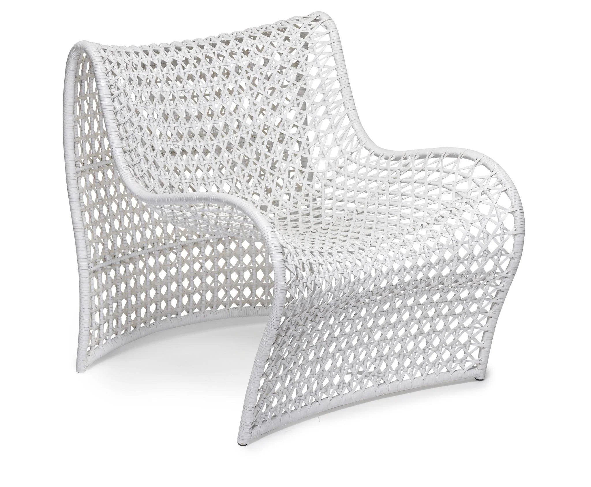 Lola Occasional Chair, White, Outdoor - Frankwebs