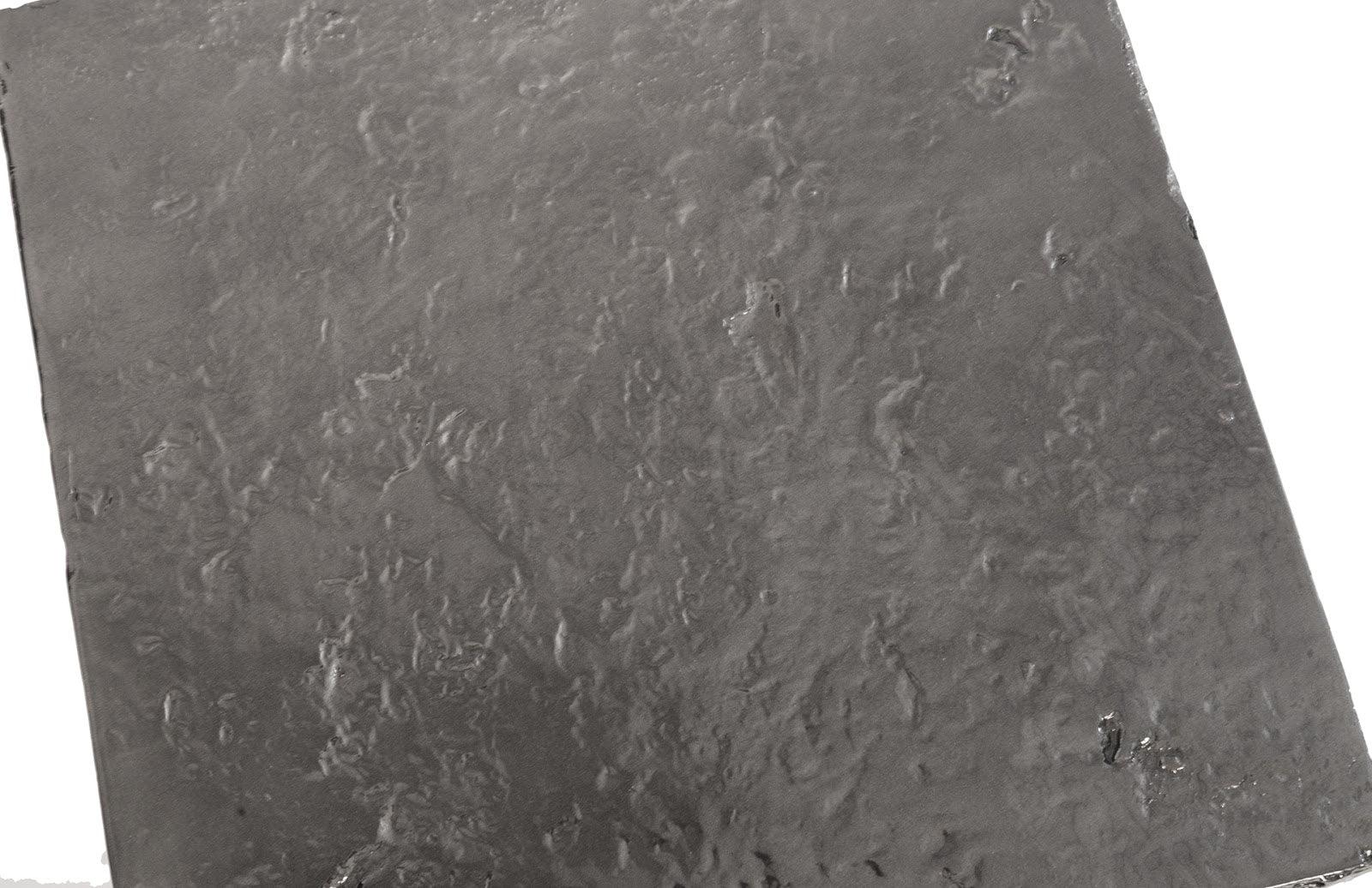 Slate Pedestal, Large, Liquid Silver - Frankwebs