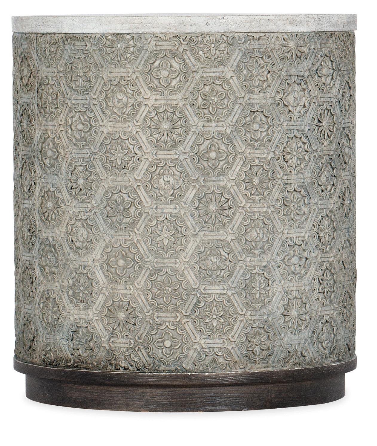 Melange Greystone Round End Table - Frankwebs