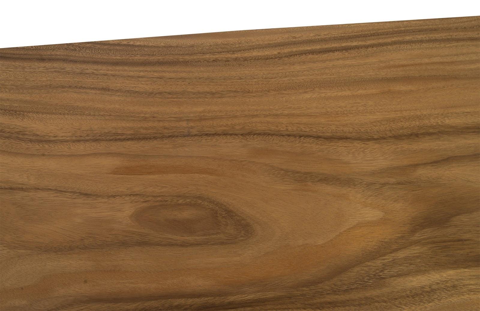 Iron Frame Standing Desk with Drawers, Chamcha Wood, Natural, Bar Height - Frankwebs