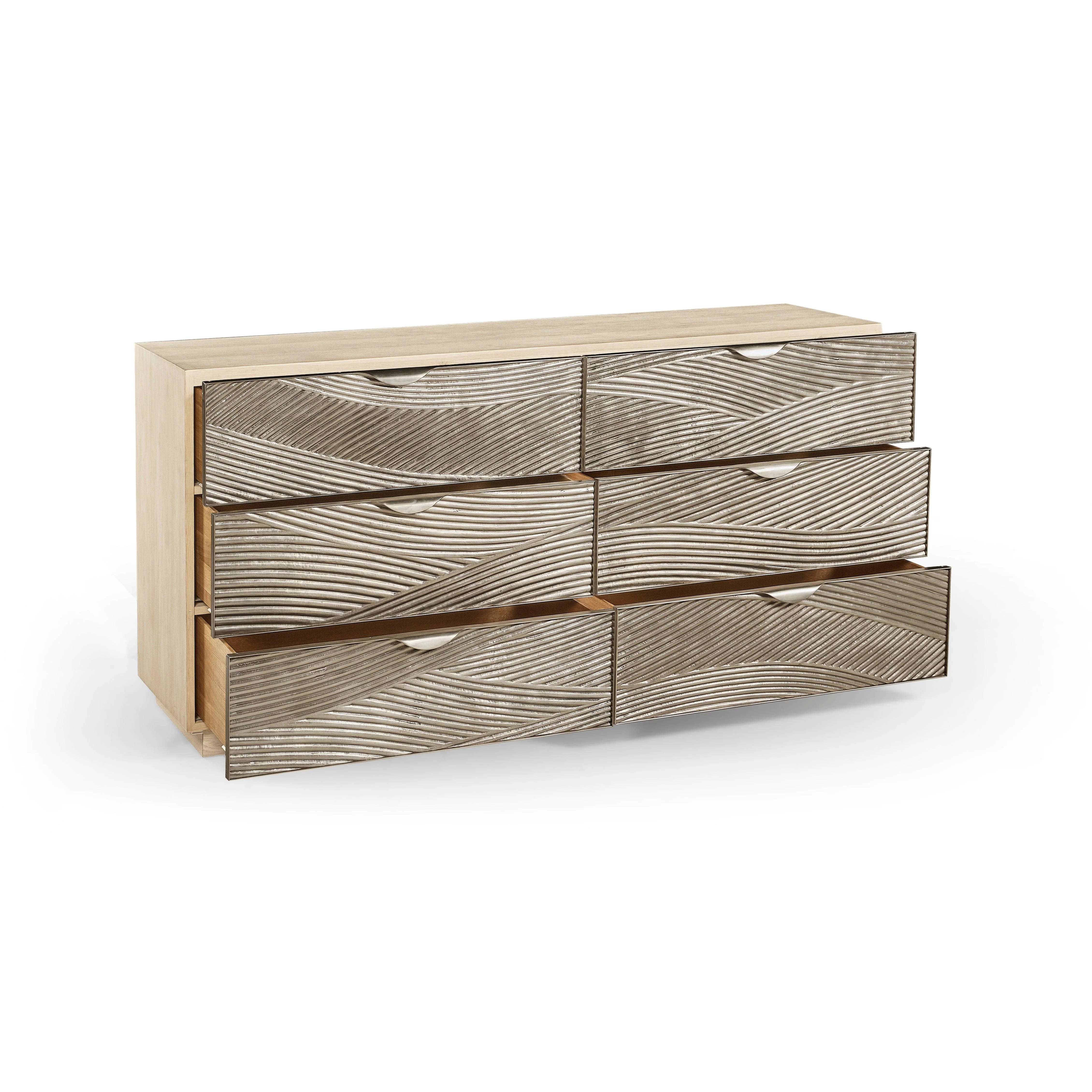 Water Capillary Cast Metal Texture Double Dresser - Frankwebs